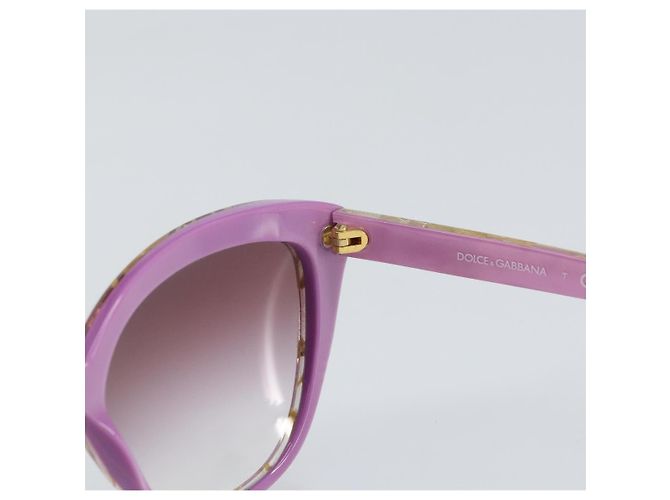 Dolce & Gabbana Gafas de sol DOLCE&GABBANA de plástico Morado Auth BA9109V Púrpura - vista 10