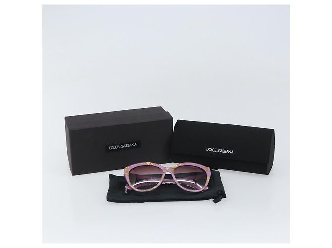 Dolce & Gabbana Gafas de sol DOLCE&GABBANA de plástico Morado Auth BA9109V Púrpura - vista 12