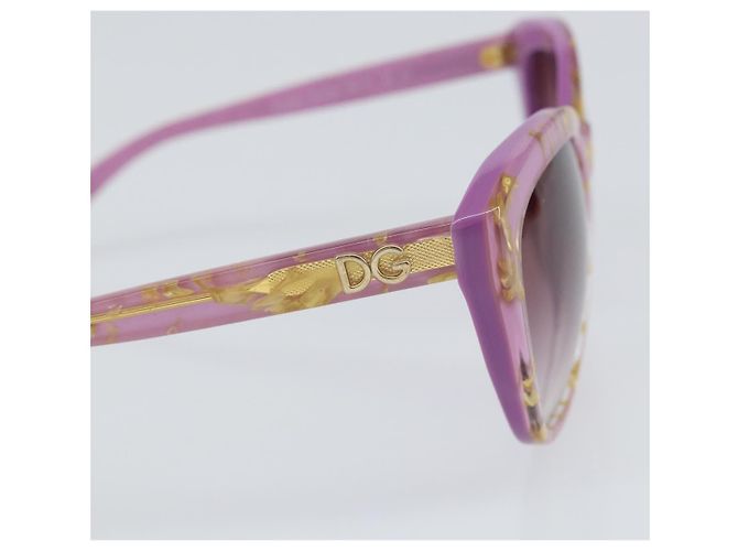 Dolce & Gabbana Gafas de sol DOLCE&GABBANA de plástico Morado Auth BA9109V Púrpura - vista 8