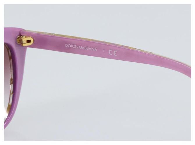 Dolce & Gabbana Gafas de sol DOLCE&GABBANA de plástico Morado Auth BA9109V Púrpura - vista 9