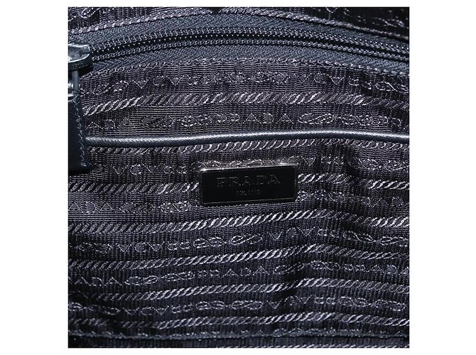 PRADA Rucksack aus Nylon grün silber authentisch 158946V - Ansicht 25