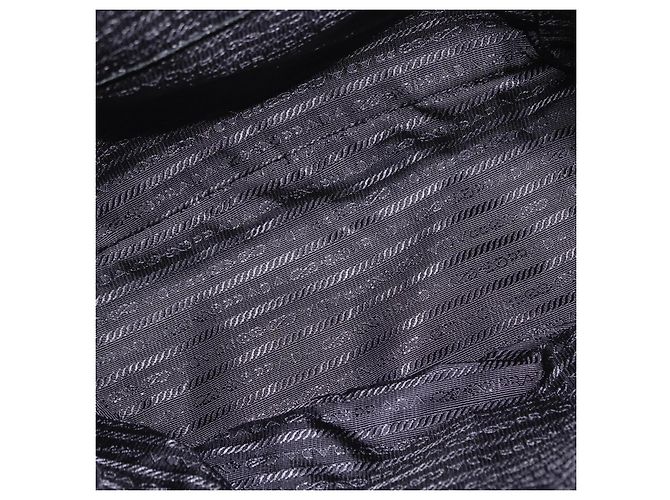 PRADA Rucksack aus Nylon grün silber authentisch 158946V - Ansicht 9