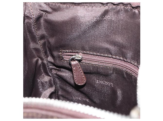 LOEWE Borsa a Spalla Pelle Argento Marrone Auth ar13857 - vista 20