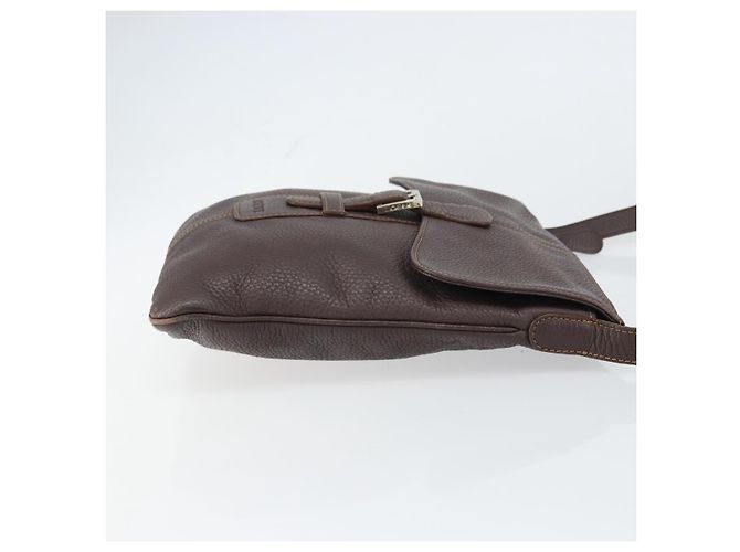LOEWE Borsa a Spalla Pelle Argento Marrone Auth ar13857 - vista 3