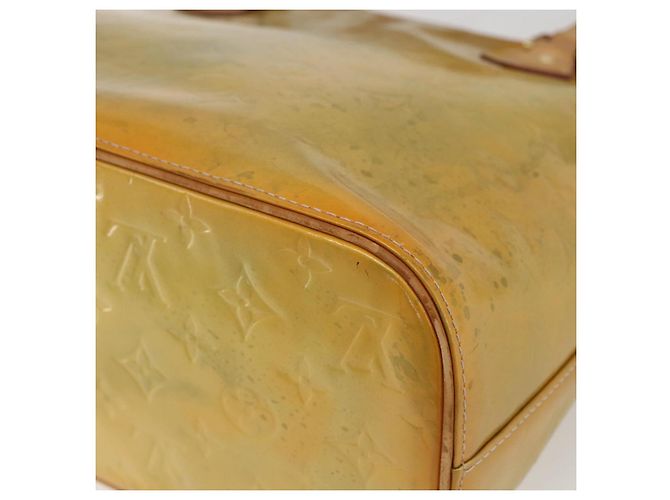 LOUIS VUITTON Borsa a Mano Houston Monogram Vernis Beige M91004 LV Auth 158036 - vista 15
