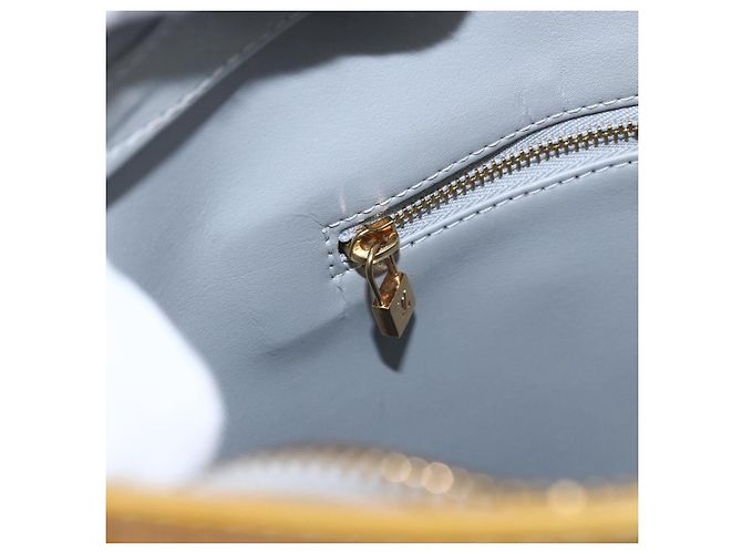 LOUIS VUITTON Borsa a Mano Houston Monogram Vernis Beige M91004 LV Auth 158036 - vista 18