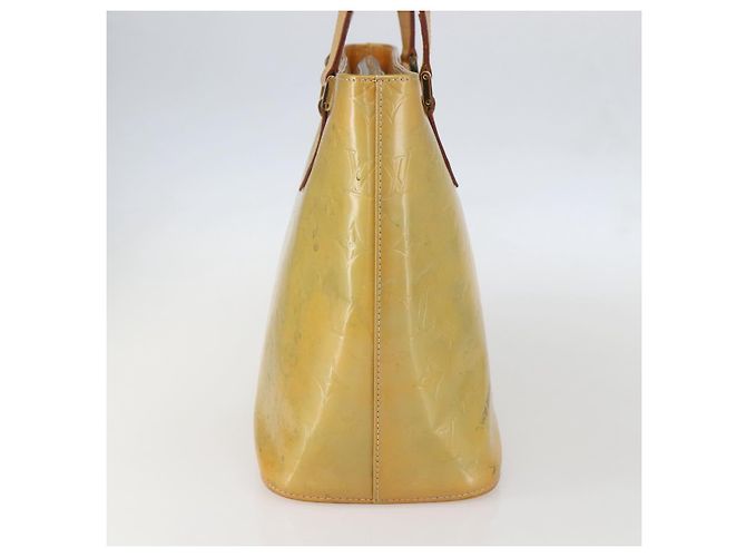 LOUIS VUITTON Borsa a Mano Houston Monogram Vernis Beige M91004 LV Auth 158036 - vista 4