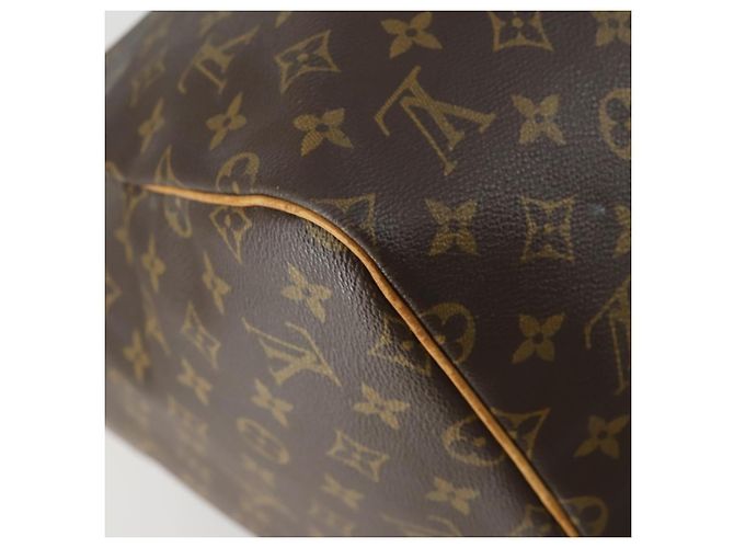 LOUIS VUITTON Borsa Boston Monogram Keepall 55 M41424 LV Auth ka1119 Monogramma - vista 17