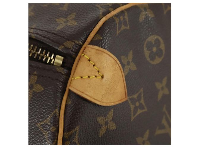 LOUIS VUITTON Borsa Boston Monogram Keepall 55 M41424 LV Auth ka1119 Monogramma - vista 18