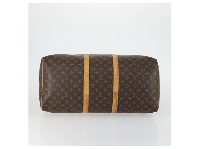 LOUIS VUITTON Borsa Boston Monogram Keepall 55 M41424 LV Auth ka1119 Monogramma - vista 5