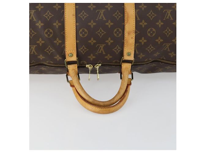 LOUIS VUITTON Borsa Boston Monogram Keepall 55 M41424 LV Auth ka1119 Monogramma - vista 7