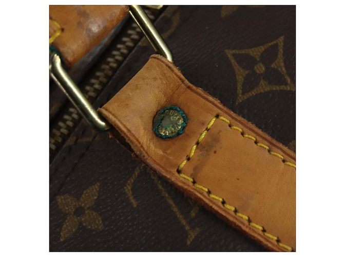 LOUIS VUITTON Borsa Boston Monogram Keepall 55 M41424 LV Auth ka1119 Monogramma - vista 9