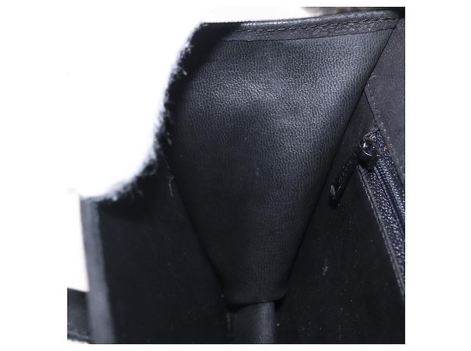 Chloé Borsa a Spalla con Catena Chloe in Camoscio Nero e Oro Auth BA9157 D'oro - vista 19