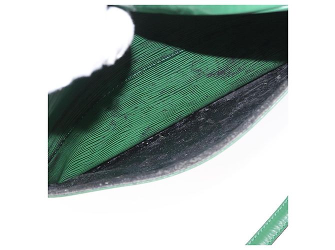 LOUIS VUITTON Borsa a Spalla Epi Trocadero 27 Verde M52314 LV Auth 157852 - vista 11