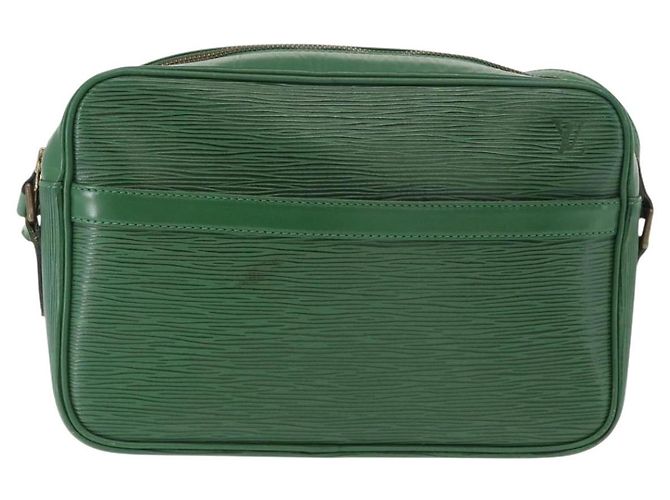 LOUIS VUITTON Borsa a Spalla Epi Trocadero 27 Verde M52314 LV Auth 157852 - vista 13