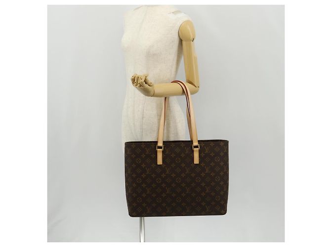 LOUIS VUITTON Borsa Tote Monogram Luco M51155 LV Auth 158002SV Monogramma - vista 25