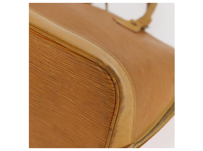 LOUIS VUITTON Borsa a Mano Epi Alma Gialla M52149 LV Auth 160665 Giallo - vista 14