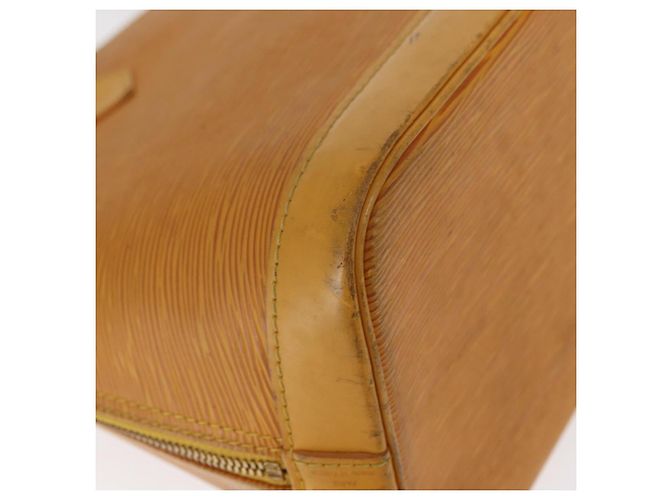 LOUIS VUITTON Borsa a Mano Epi Alma Gialla M52149 LV Auth 160665 Giallo - vista 15