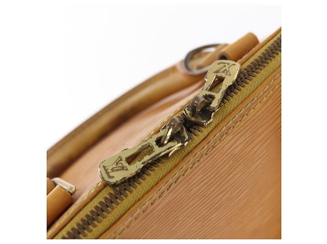 LOUIS VUITTON Borsa a Mano Epi Alma Gialla M52149 LV Auth 160665 Giallo - vista 18
