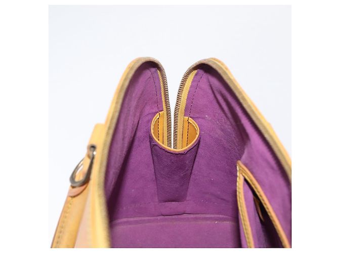 LOUIS VUITTON Borsa a Mano Epi Alma Gialla M52149 LV Auth 160665 Giallo - vista 20