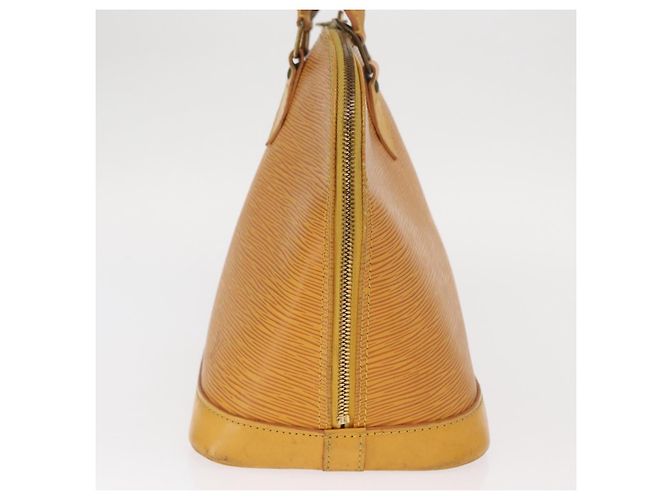 LOUIS VUITTON Borsa a Mano Epi Alma Gialla M52149 LV Auth 160665 Giallo - vista 3