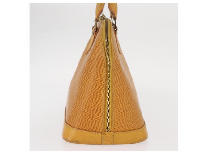 LOUIS VUITTON Borsa a Mano Epi Alma Gialla M52149 LV Auth 160665 Giallo - vista 4