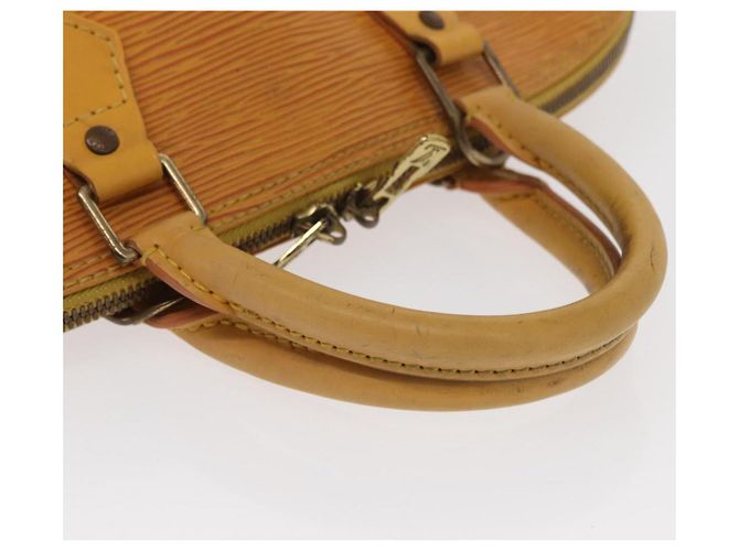 LOUIS VUITTON Borsa a Mano Epi Alma Gialla M52149 LV Auth 160665 Giallo - vista 7