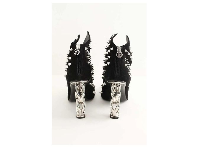 Balmain Botas de ante negro - vista 2