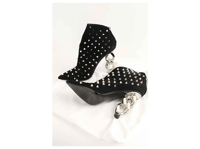 Balmain Botas de ante negro - vista 6