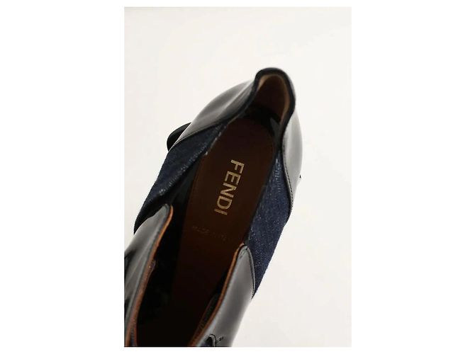 Fendi Botas de agua Azul marino - vista 4