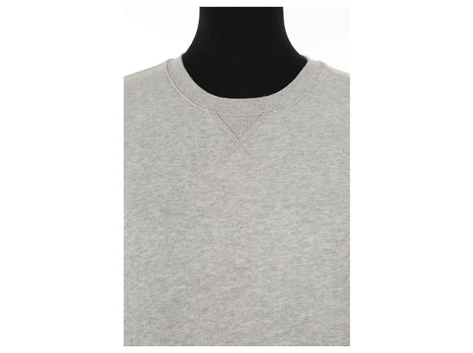 Totême Felpa in cotone grigio - vista 2