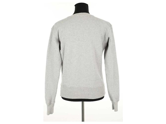 Totême Felpa in cotone grigio - vista 4