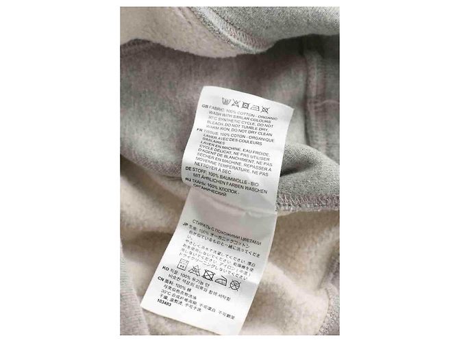 Totême Felpa in cotone grigio - vista 7