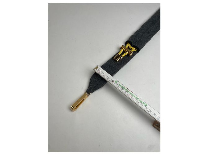 Vintage Fendi Wollgürtel grau - Ansicht 3