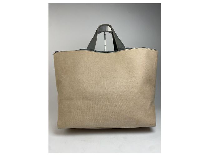 Comme Des Garcons Vintage Comme Des Garçons Tragetasche Schwarz Beige - Ansicht 10