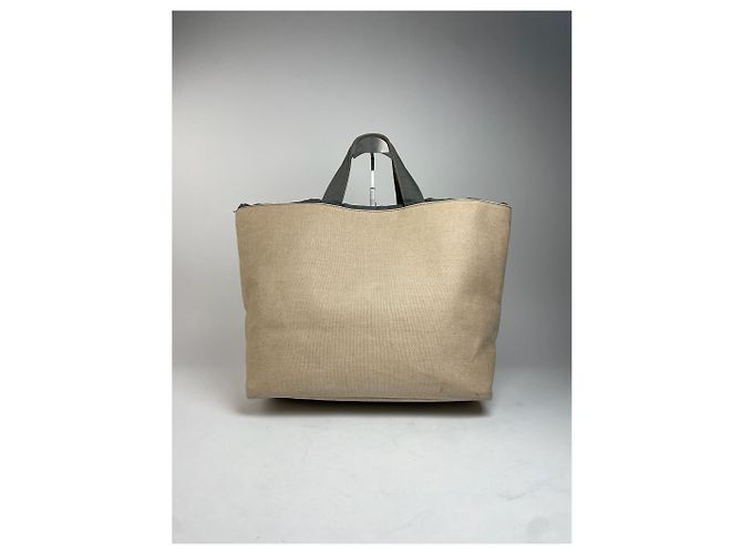 Comme Des Garcons Vintage Comme Des Garçons Tragetasche Schwarz Beige - Ansicht 2