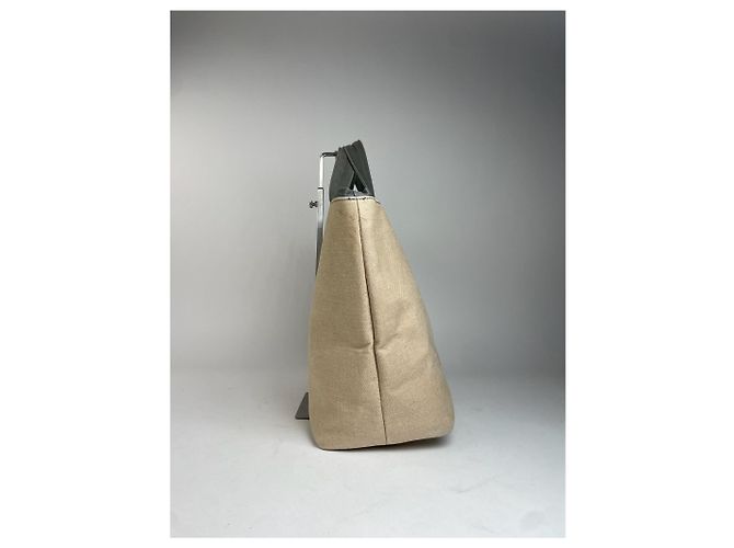 Comme Des Garcons Vintage Comme Des Garçons Tragetasche Schwarz Beige - Ansicht 4