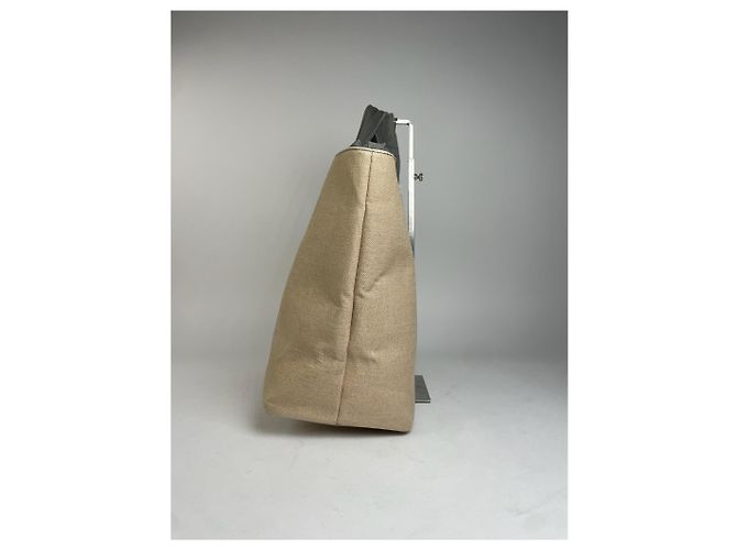 Comme Des Garcons Vintage Comme Des Garçons Tragetasche Schwarz Beige - Ansicht 9