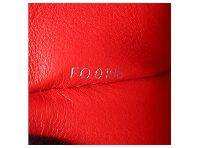 Borsa City Steamer PM Louis Vuitton Rosso - vista 10