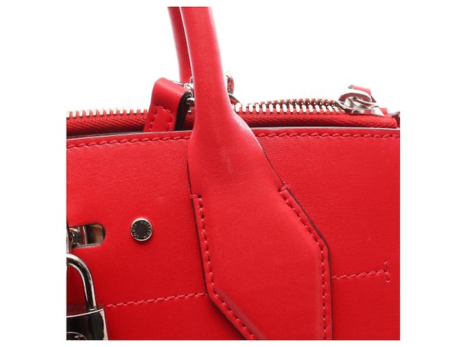 Borsa City Steamer PM Louis Vuitton Rosso - vista 6