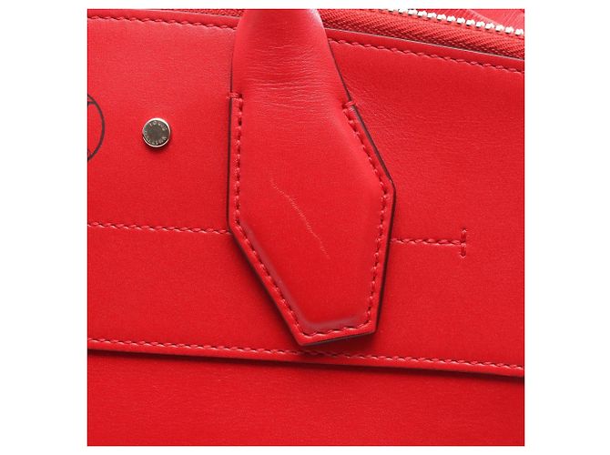 Borsa City Steamer PM Louis Vuitton Rosso - vista 8