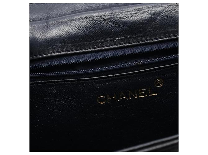 Borsa a Spalla Chanel Coco Mark Rosso Blu navy - vista 17