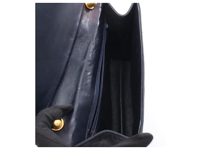 Borsa a Spalla Chanel Coco Mark Rosso Blu navy - vista 3