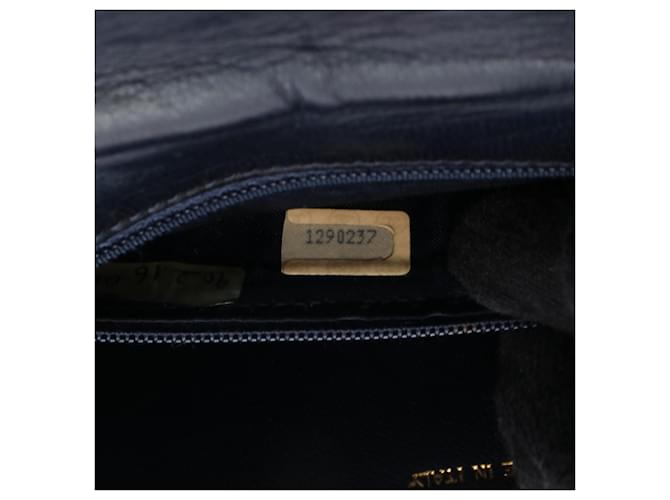 Borsa a Spalla Chanel Coco Mark Rosso Blu navy - vista 5
