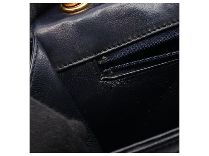 Borsa a Spalla Chanel Coco Mark Rosso Blu navy - vista 6