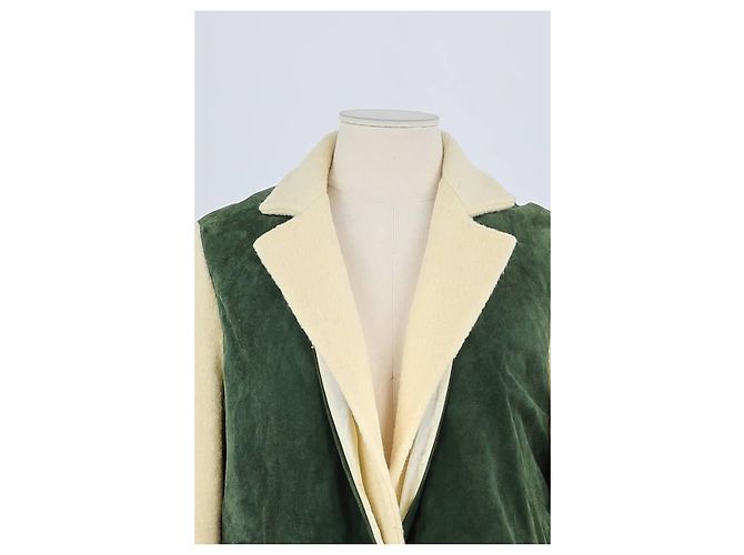 Margaux Lonnberg Abrigo de lana beige - vista 2