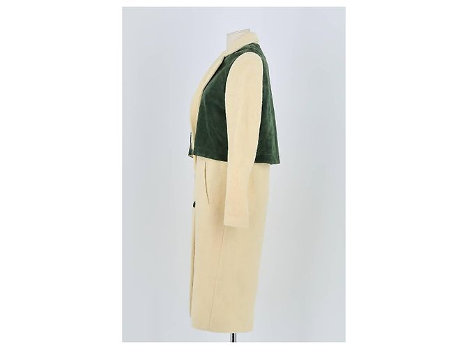 Margaux Lonnberg Abrigo de lana beige - vista 5