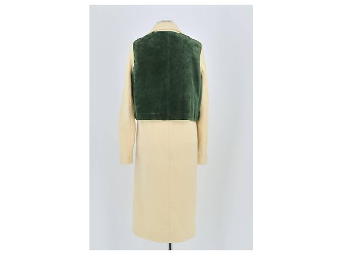 Margaux Lonnberg Abrigo de lana beige - vista 6