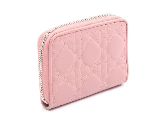 Piccola wallet rotonda Lady Cannage di Christian Dior - vista 2