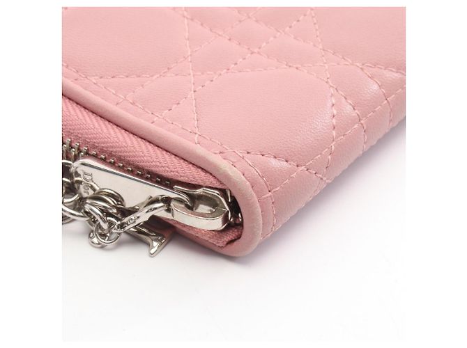 Piccola wallet rotonda Lady Cannage di Christian Dior - vista 6